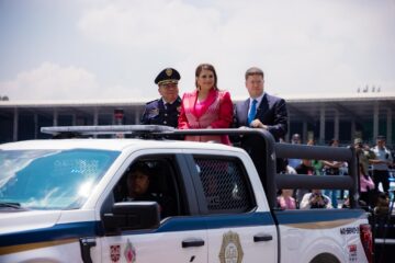Entrega Brugada 3 mil 500 patrullas y 7 mil 460 MDP de inversión para fortalecer estrategia de seguridad.