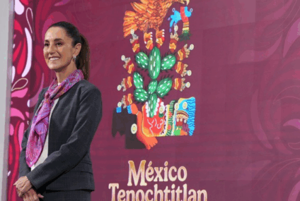 Sheinbaum y Brugada lanzan timbre postal conmemorativo “México Tenochtitlán. Siete Siglos de Legado de Grandeza”.