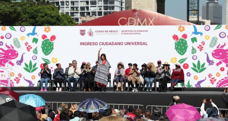 Tiene la CDMX la red de bienestar más grande a nivel internacional asegura Brugada.