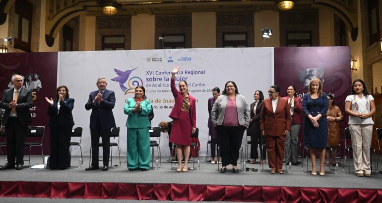 Clara Brugada pide unidad en AL y el Caribe con liderazgo de Sheinbaum.