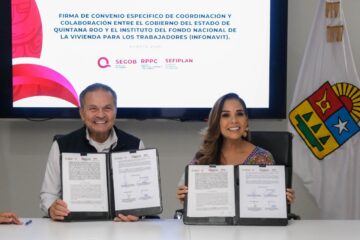 Mara Lezama y Romero Oropeza liberarán 51 mil hipotecas en Quintana Roo.
