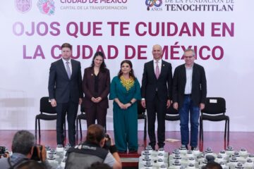 Clara Brugada amplía videovigilancia en CDMX.
