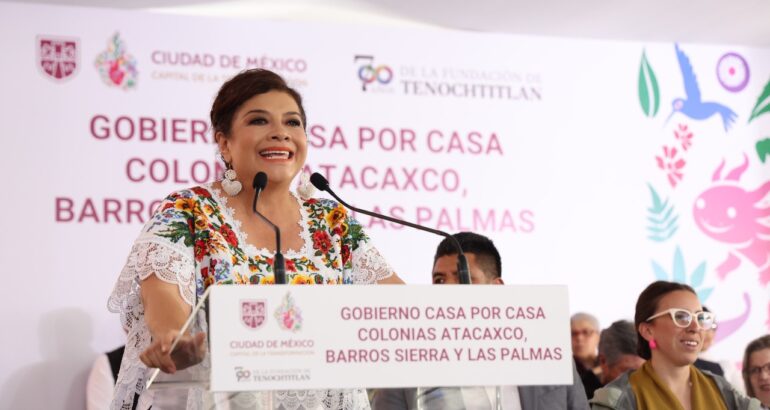 La Jefa de Gobierno, Clara Brugada Molina, encabezó la jornada número 36 del programa Casa por Casa en las colonias Atacaxco, Barros Sierra y Las Palmas