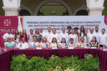 Joaquín Díaz Mena instala Consejo Estatal para la Inclusión de Personas con Discapacidad en Yucatán.