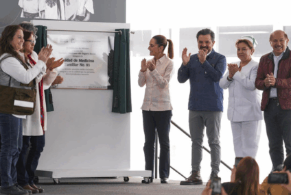 Claudia Sheinbaum inaugura Unidad de Medicina Familiar 93 en Ecatepec dentro del Plan Oriente del Edomex.