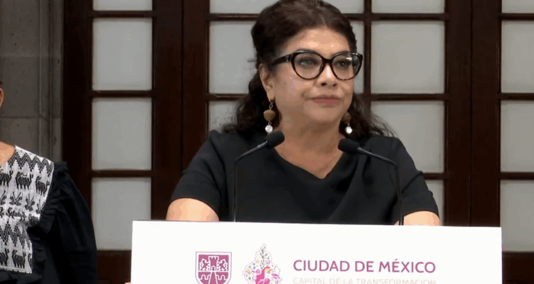 Clara Brugada, Jefa de Gobierno de la CDMX.