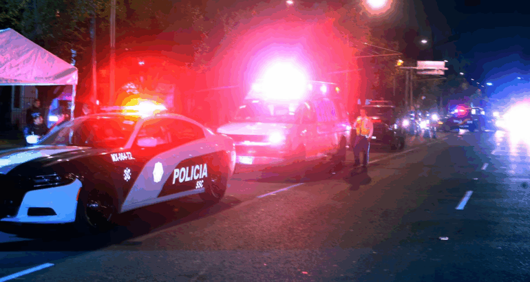 . En un punto del alcoholímetro en CDMX se detectó que una persona estaba a punto de ser secuestrada. (Luis Carbayo)