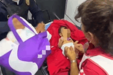 Detienen a pareja que dejó a bebé en la vía pública en Tacubaya.