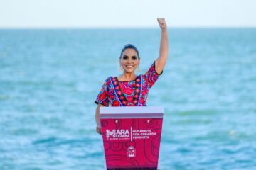 Mara Lezama: “Ni un paso atrás en la transformación; vamos por el camino correcto” en el marco de su tercer informe.