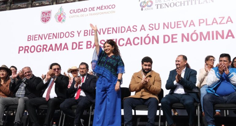 Para lograr este proceso, el Gobierno de la Ciudad invirtió 582 millones de pesos, destacó la mandataria capitalina