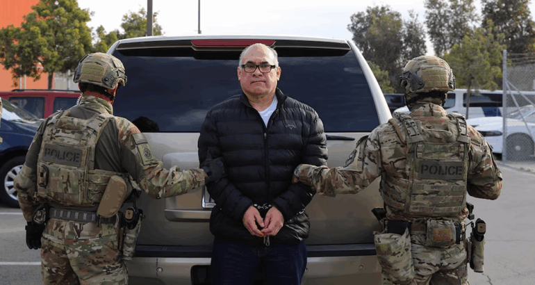 Osiel Cárdenas Guillén fue ingresado al penal del 'Altiplano', en el estado de México después de que fue entregado por parte de las autoridades estadounidense (SERVICIO DE CONTROL DE INMIGRACIÓN DE EEUU)