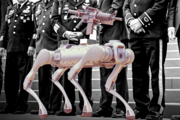 Zacatecas presenta perro robot armado en inauguración del C5i.