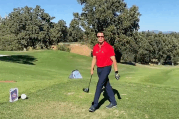 Peña Nieto reaparece en España participando en torneo de golf benéfico.