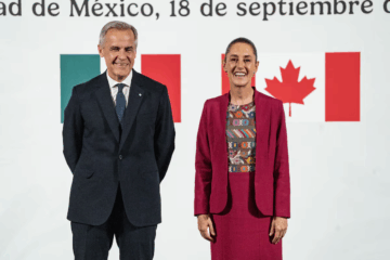 Sheinbaum y Carney refuerzan alianza rumbo a la renegociación del TMEC.