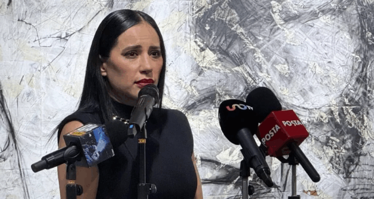 Sandra Cuevas niega vínculos con crimen: Foto: Uno TV