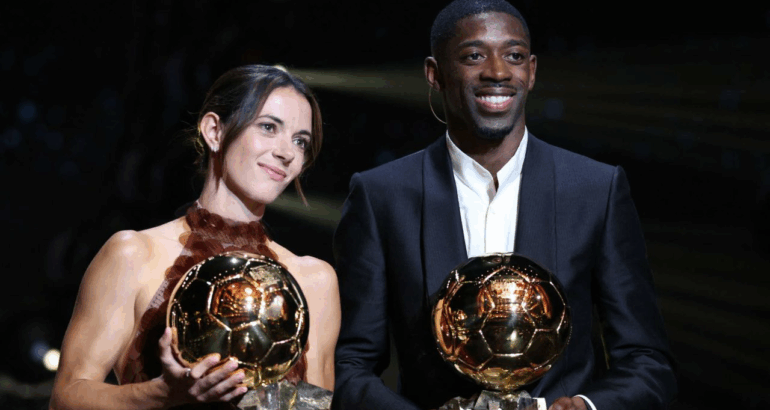 El jugador del Paris Saint-Germain obtuvo el primer Balón de Oro de su carrera, mientras que la futbolista española ganó el tercer reconocimiento en su trayectoria por tercer año seguido. Ousmane Dembélé se convirtió en el sexto jugador francés de la historia en ganar este galardón.