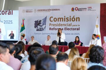 Gobernadora Mara Lezama impulsa participación en audiencias públicas de la Reforma Electoral.