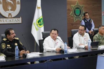 Joaquín Díaz Mena asegura que Yucatán sigue siendo ejemplo nacional de seguridad.