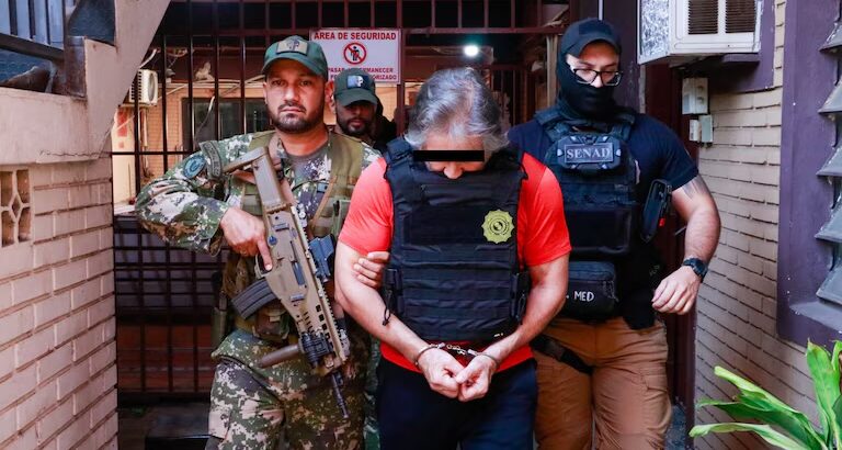 Hernán Bermúdez Requena solicitó un amparo contra su orden de captura por la FGR, el cual se le concedió. (X/@senad_paraguay)