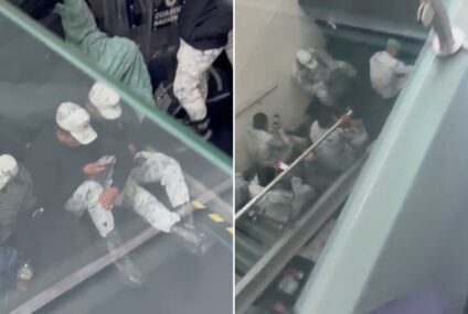 Senadoras del PRI denuncian presencia de Guardia Nacional dentro del Senado; aseguran que portaban equipo antimotines.