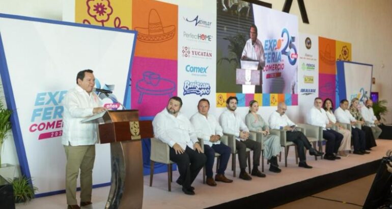 Durante la inauguración de la 25º edición de la Expo Feria del Comercio, el mandatario estatal reafirmó el respaldo de su Gobierno a las micro y pequeñas empresas de Yucatán.