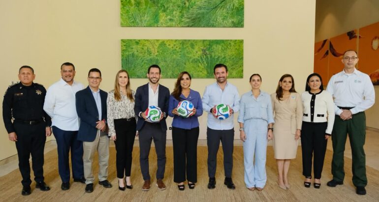 Ante el sector empresarial y turístico, la titular del Ejecutivo afirmó que Quintana Roo hará historia al ser campamento base del Mundial 2026 y vitrina del Caribe Mexicano ante el mundo
