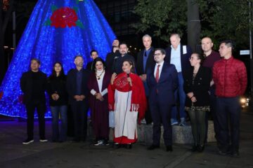 Clara Brugada inaugura exposición lumínica “Sólo la Luz” en Paseo de la Reforma. Clara Brugada inaugura exposición lumínica “Sólo la Luz” en Paseo de la Reforma.