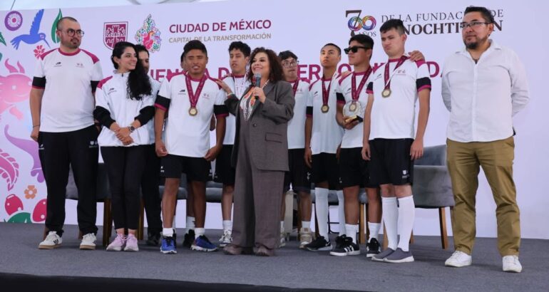 Durante la jornada número 48 de la Audiencia de Gobierno Ciudadano, la Jefa de Gobierno de la Ciudad de México, Clara Brugada Molina, se comprometió a construir mayores espacios deportivos en la ciudad de México para personas que cuenten con alguna discapacidad.