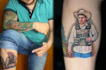 En la piel por siempre; empresario se tatúa a Carlos Manzo En la piel por siempre; empresario se tatúa a Carlos Manzo