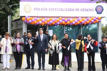 Inaugura Clara Brugada la primera Estación de Policía Especializada de Género en Tlatelolco