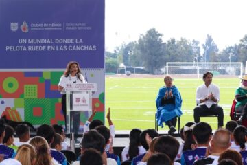 Presenta Clara Brugada proyecto “Un Mundial donde la pelota ruede” Presenta Clara Brugada proyecto “Un Mundial donde la pelota ruede”