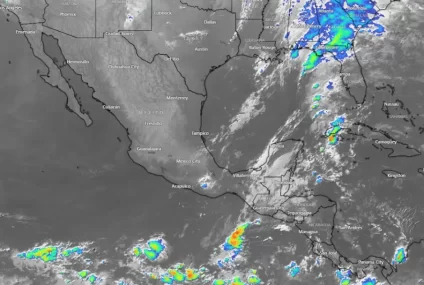 Lluvias sorprenden al sureste de México.