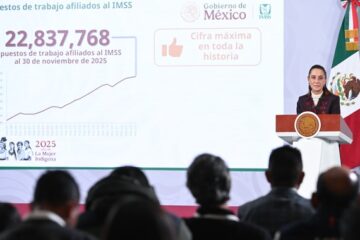 Empleo afiliado al IMSS registra nuevo récord histórico
