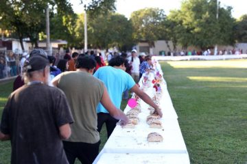 Cortan rosca de 250 metros y 2,100 muñequitos en el Cereso Mérida
