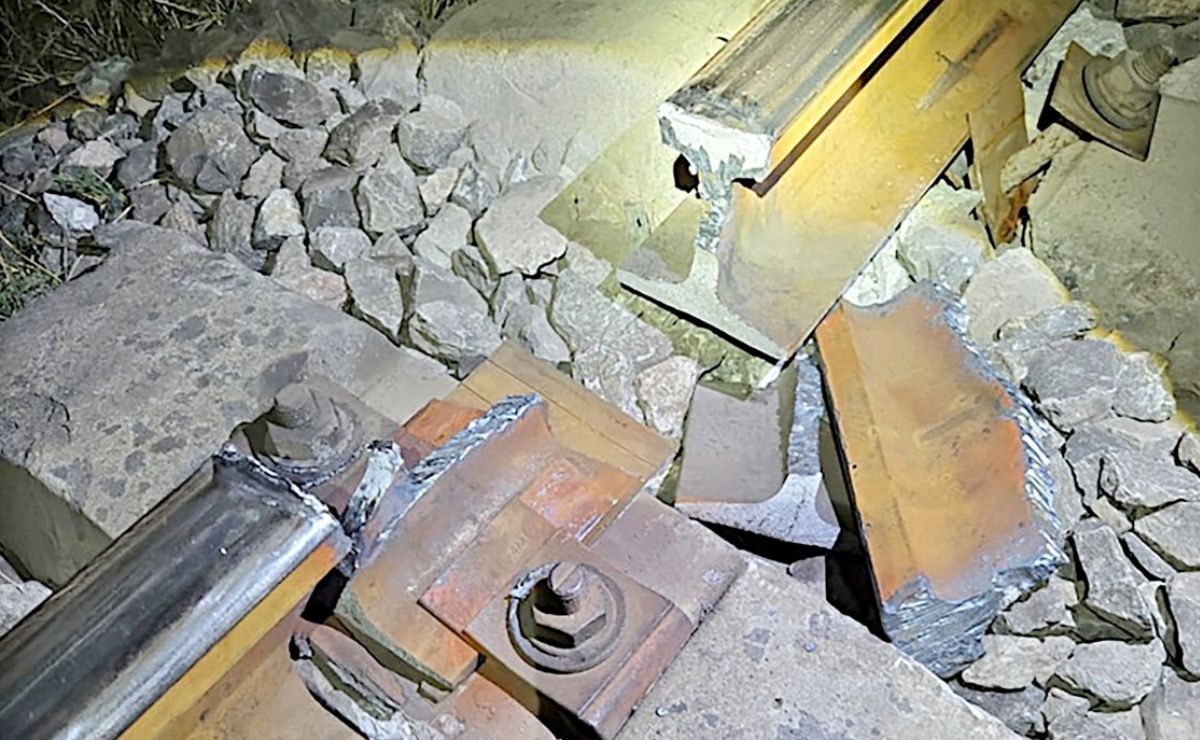 Cártel intenta descarrilar tren en Guanajuato