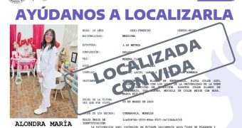 Localizan con vida a Alondra Contreras, estudiante de la UAEM