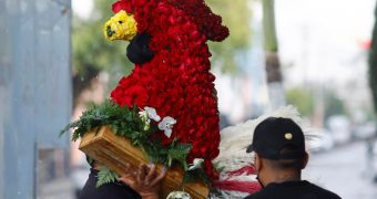 Sepultan a ‘el Mencho’ en Zapopan; su féretro fue dorado