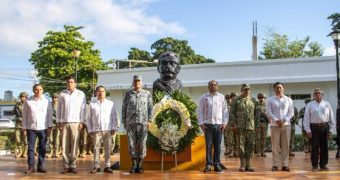 Conmemoran en Yucatán el 107 aniversario luctuoso de Emiliano Zapata Conmemoran en Yucatán el 107 aniversario luctuoso de Emiliano Zapata