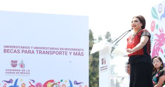 Brugada Molina apoyos a 28 mil universitarios como parte de la Beca para el Transporte y Más