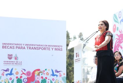 Brugada Molina apoyos a 28 mil universitarios como parte de la Beca para el Transporte y Más